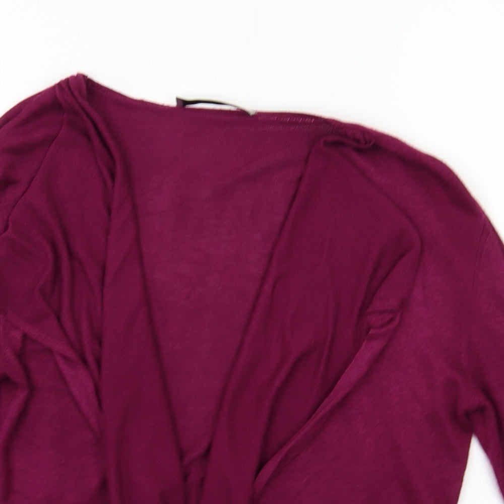 TU Womens Purple   Cardigan Jumper Size 10