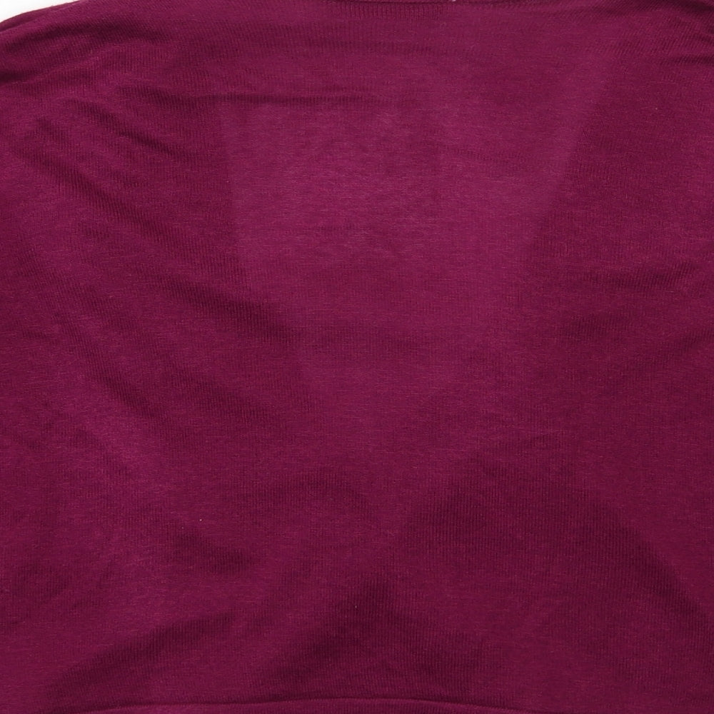 TU Womens Purple   Cardigan Jumper Size 10