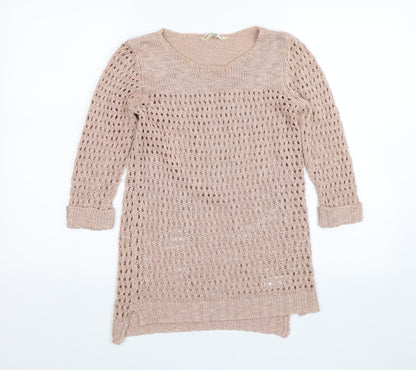 Matalan Girls Pink   Pullover Jumper Size 12-13 Years