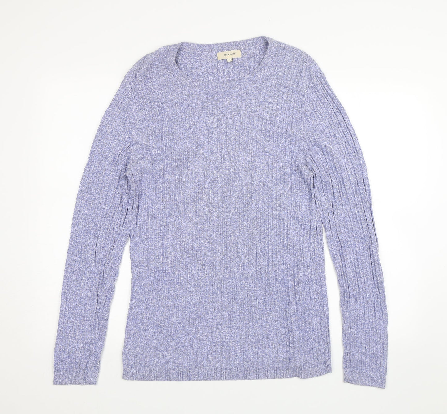 Womens UK Size M River Island Blue Pullover Jumper