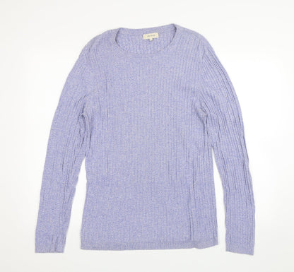 Womens UK Size M River Island Blue Pullover Jumper