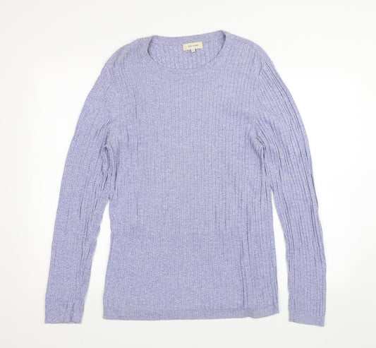 Womens UK Size M River Island Blue Pullover Jumper
