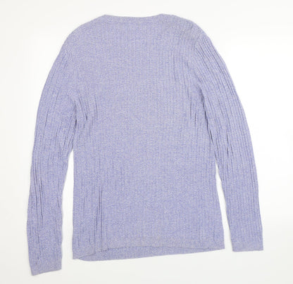 Womens UK Size M River Island Blue Pullover Jumper