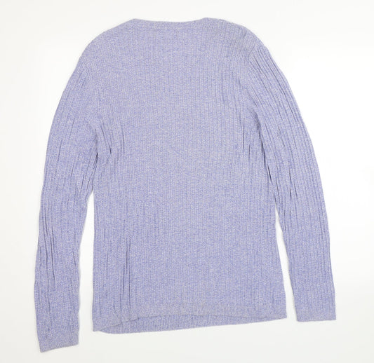 Womens UK Size M River Island Blue Pullover Jumper