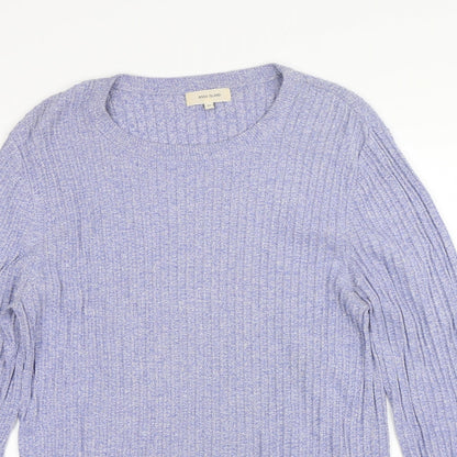 Womens UK Size M River Island Blue Pullover Jumper