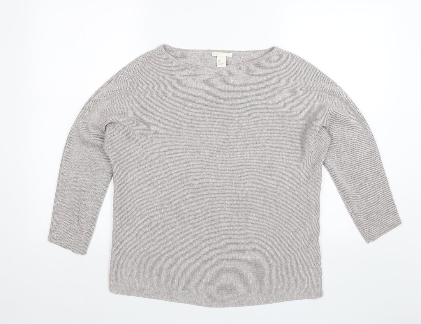 Womens UK Size S H&M Grey Pullover Jumper