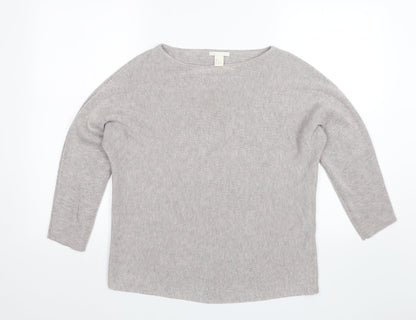 Womens UK Size S H&M Grey Pullover Jumper
