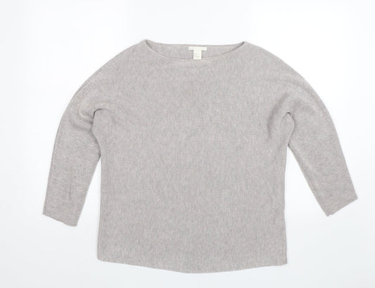 Womens UK Size S H&M Grey Pullover Jumper