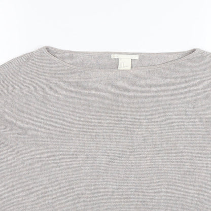 Womens UK Size S H&M Grey Pullover Jumper