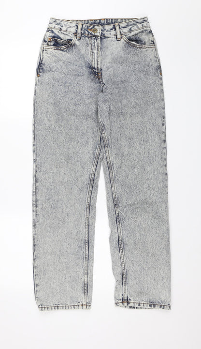 COLLUSION Womens Blue   Straight Jeans Size 28 in L28 in