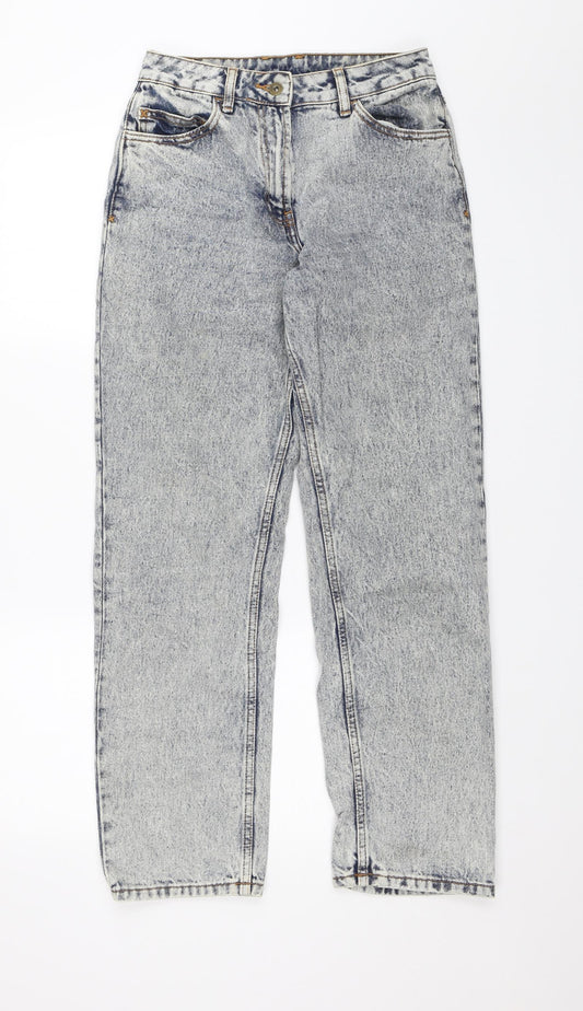 COLLUSION Womens Blue   Straight Jeans Size 28 in L28 in