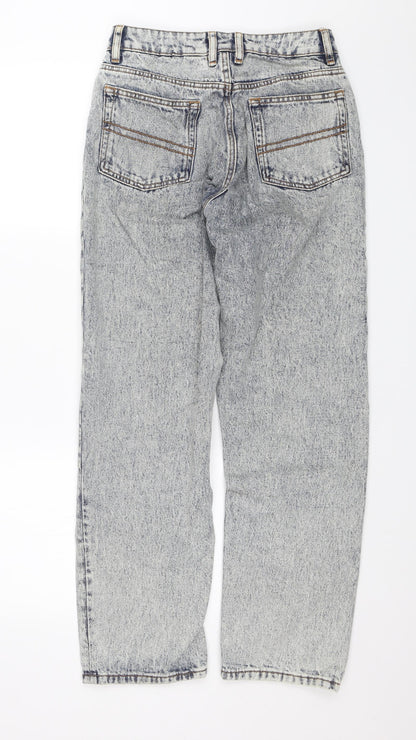 COLLUSION Womens Blue   Straight Jeans Size 28 in L28 in