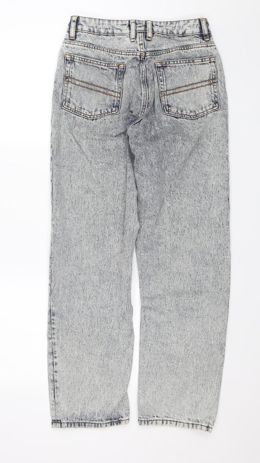 COLLUSION Womens Blue   Straight Jeans Size 28 in L28 in