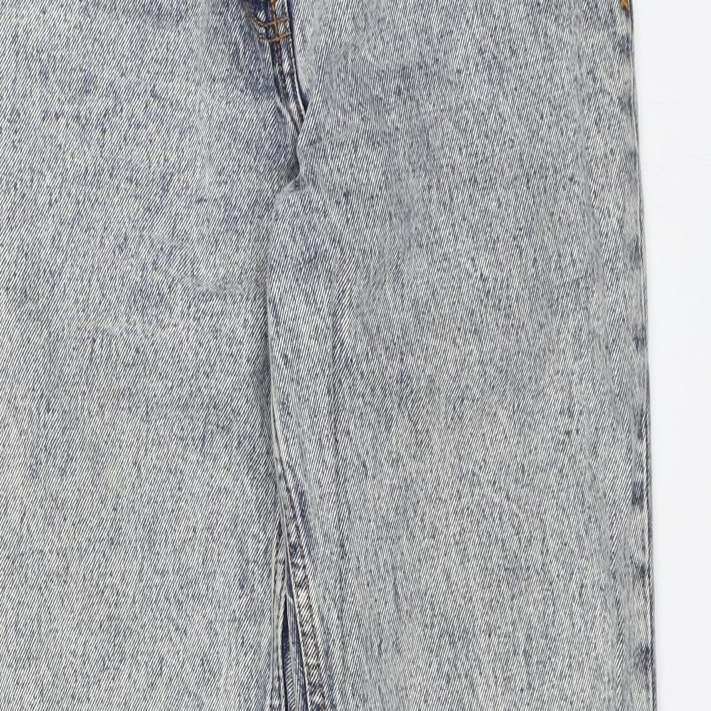 COLLUSION Womens Blue   Straight Jeans Size 28 in L28 in