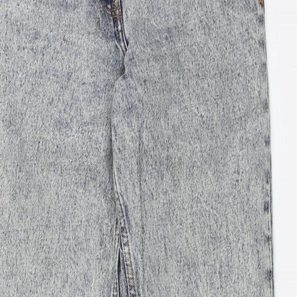 COLLUSION Womens Blue   Straight Jeans Size 28 in L28 in