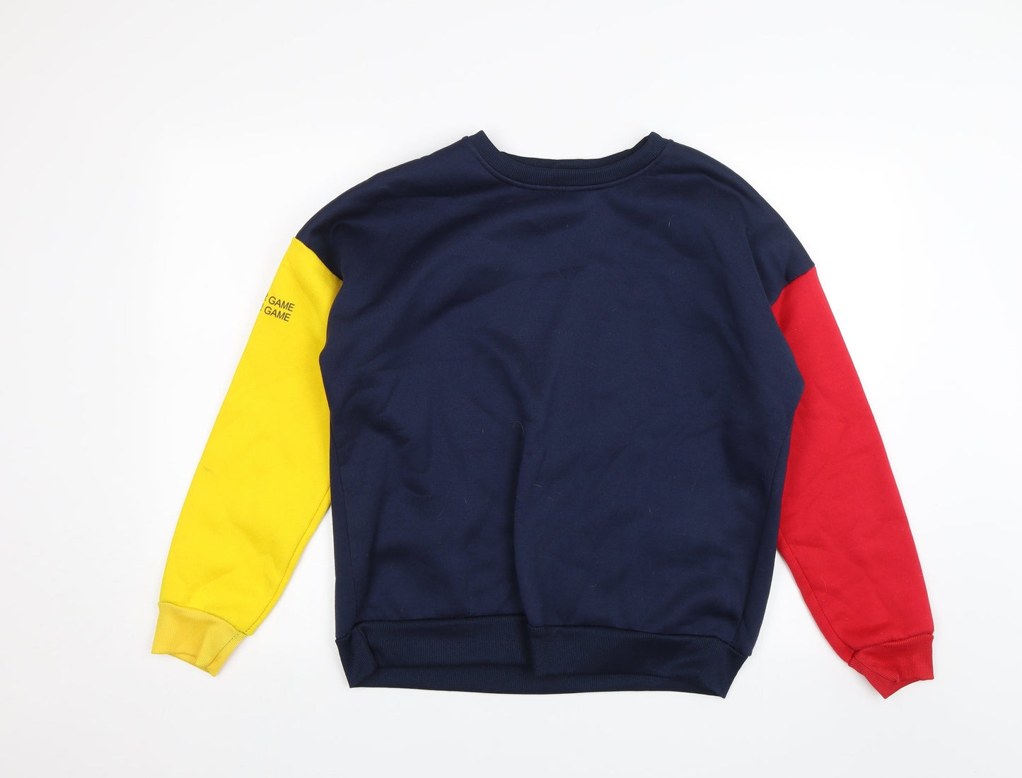 Womens UK Size 2XL Preworn Blue Pullover Jumper