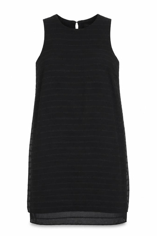 Womens UK Size 14 Papaya Black Basic Blouse
