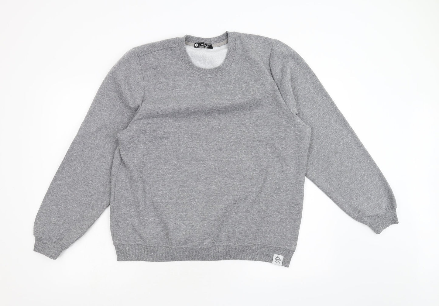 Avenue Mens Grey   Pullover Sweatshirt