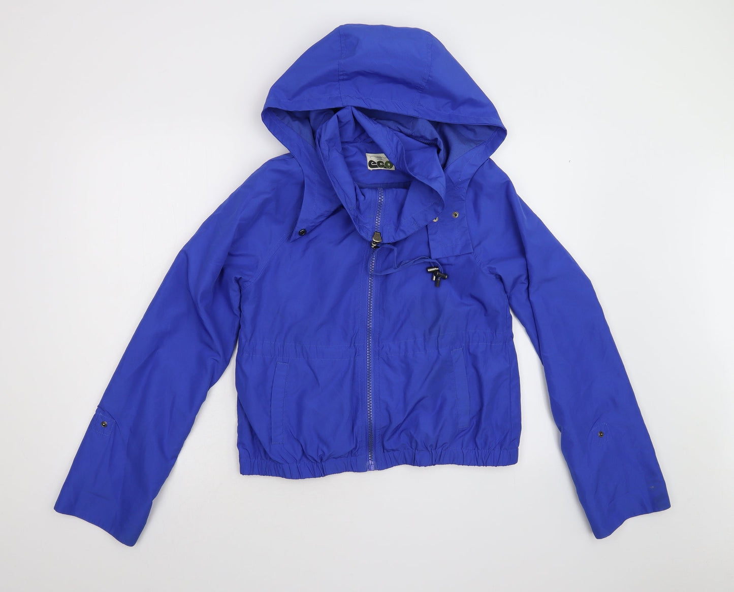 Womens UK Size 12 New Look Blue Anorak Coat