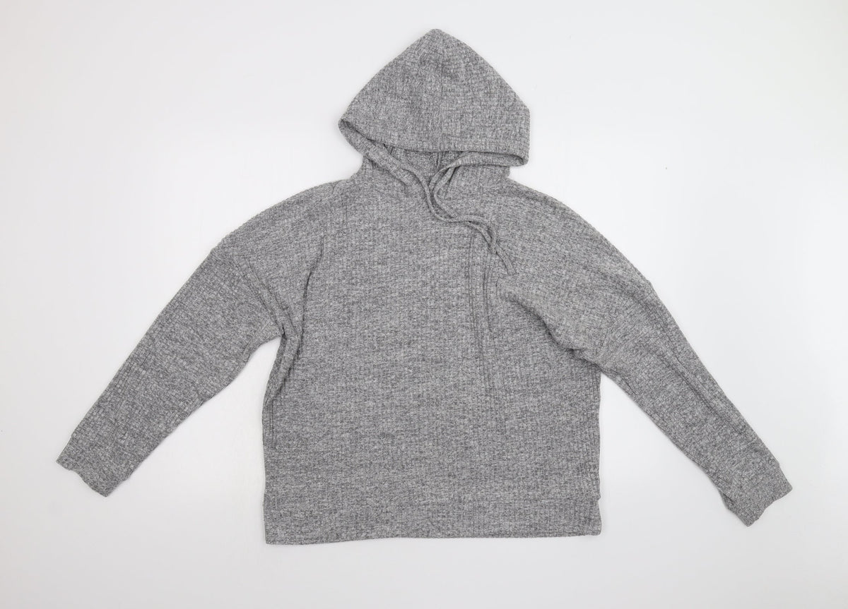 Pep&Co Womens Grey   Pullover Hoodie Size 12