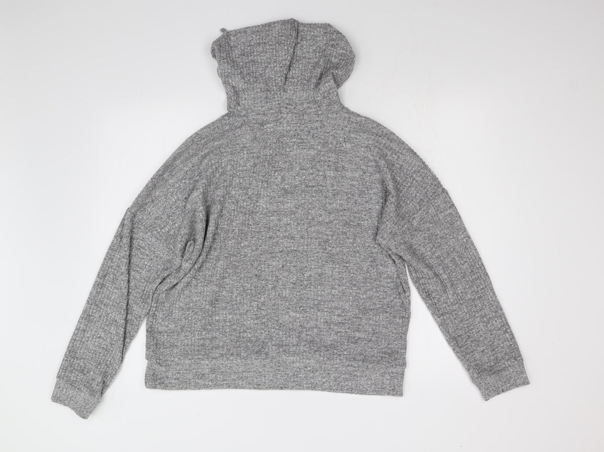 Pep&Co Womens Grey   Pullover Hoodie Size 12