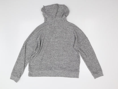 Pep&Co Womens Grey   Pullover Hoodie Size 12