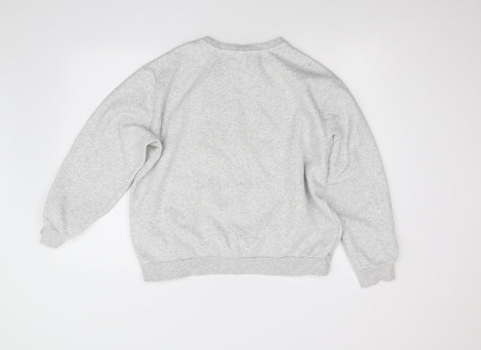 H&M Womens Grey   Pullover Sweatshirt Size M