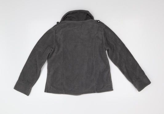 NEXT Girls Grey  Fleece Jacket  Size 12 Years