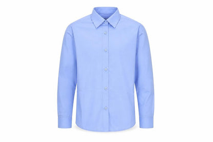 M&S Boys Blue   Basic Button-Up Size 8-9 Years  - School