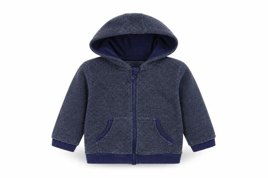 Front view of Tu Baby Blue Jacket, size 12-18, Months