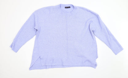 Womens UK Size XL M&S Blue Pullover Jumper