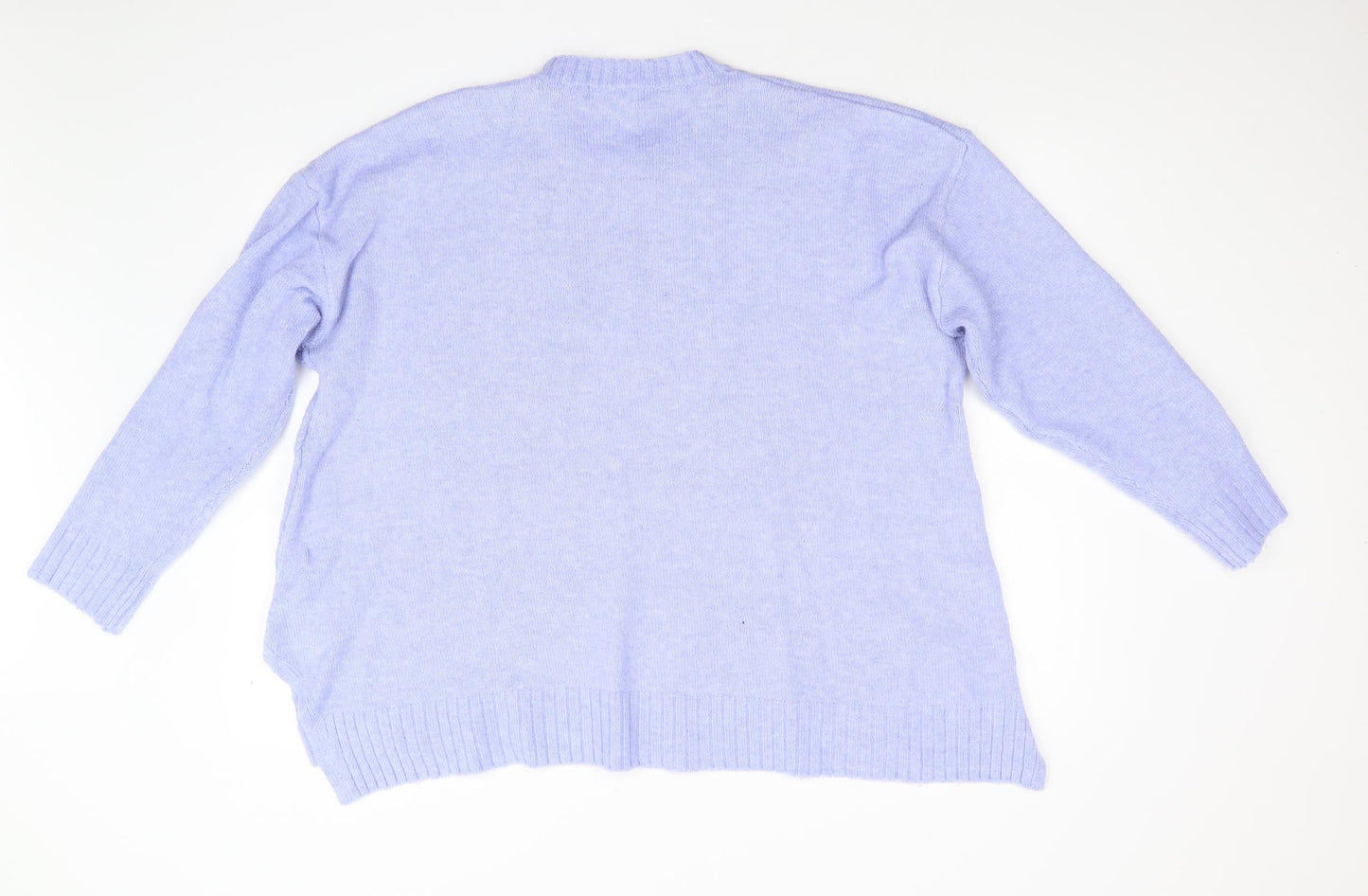 Womens UK Size XL M&S Blue Pullover Jumper