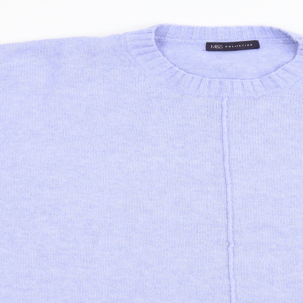 Womens UK Size XL M&S Blue Pullover Jumper