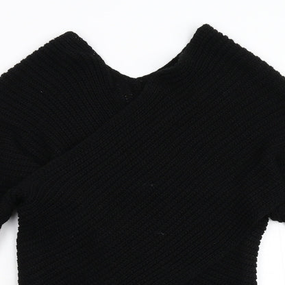 Womens UK Size S Preworn Black Pullover Jumper