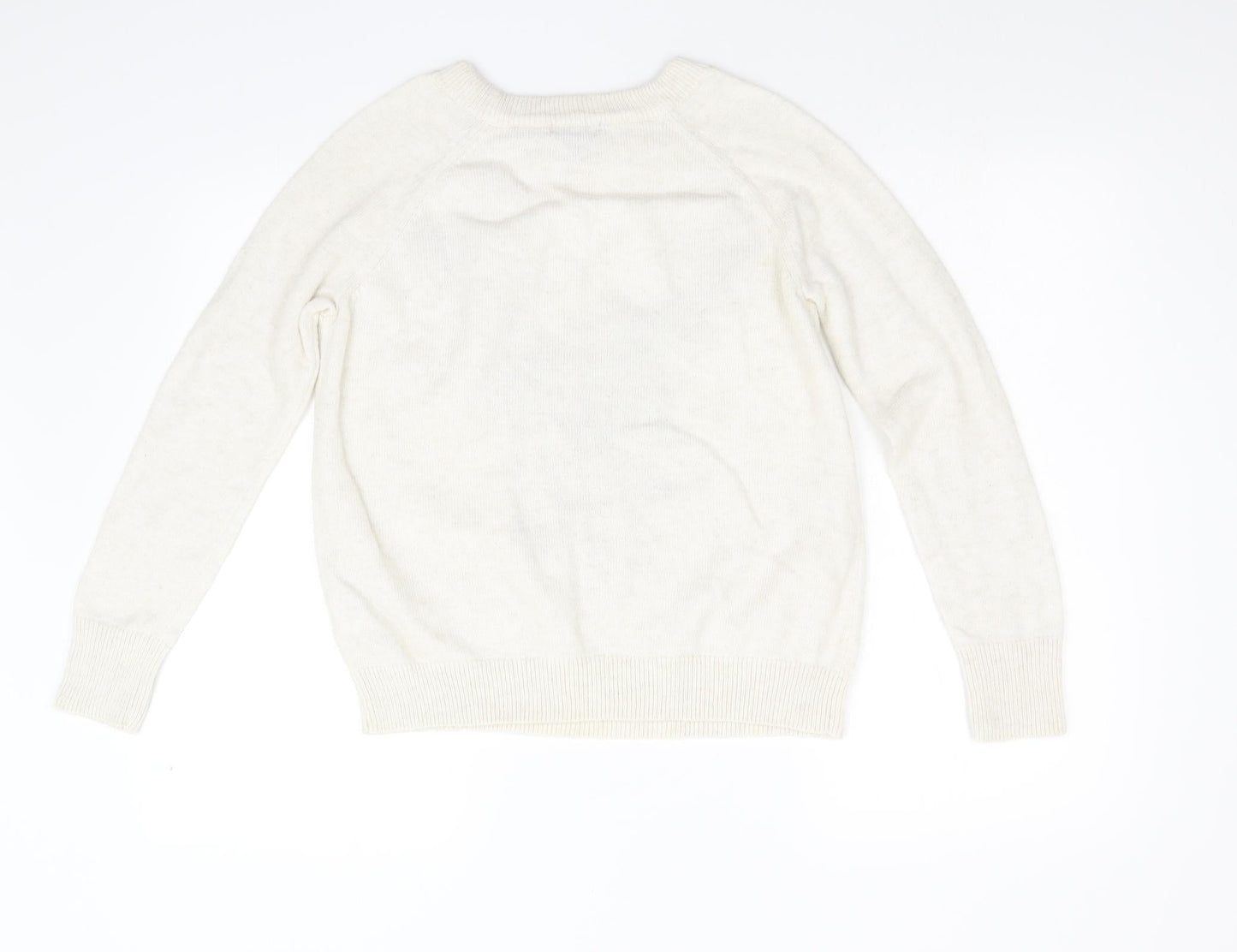 Womens UK Size S H&M Ivory Pullover Jumper