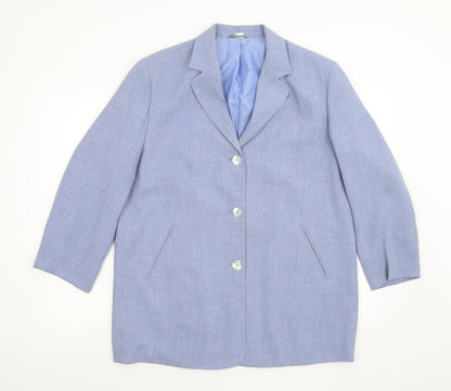 Womens UK Size 16 Preworn Blue Jacket