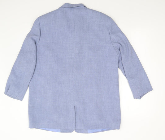 Womens UK Size 16 Preworn Blue Jacket