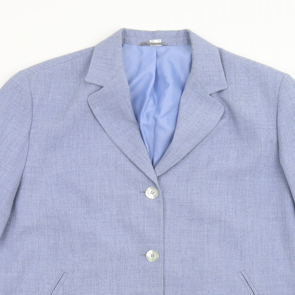 Womens UK Size 16 Preworn Blue Jacket