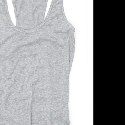 PRETTYLITTLETHING Womens Grey   Unitard One-Piece Size 8