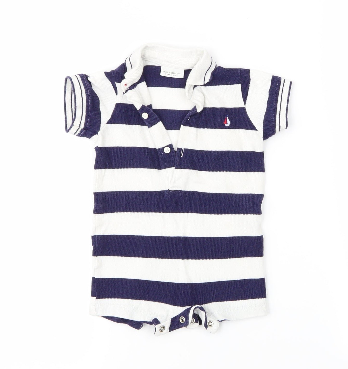 NEXT Baby Multicoloured Striped  Basic Polo Size 3-6 Months