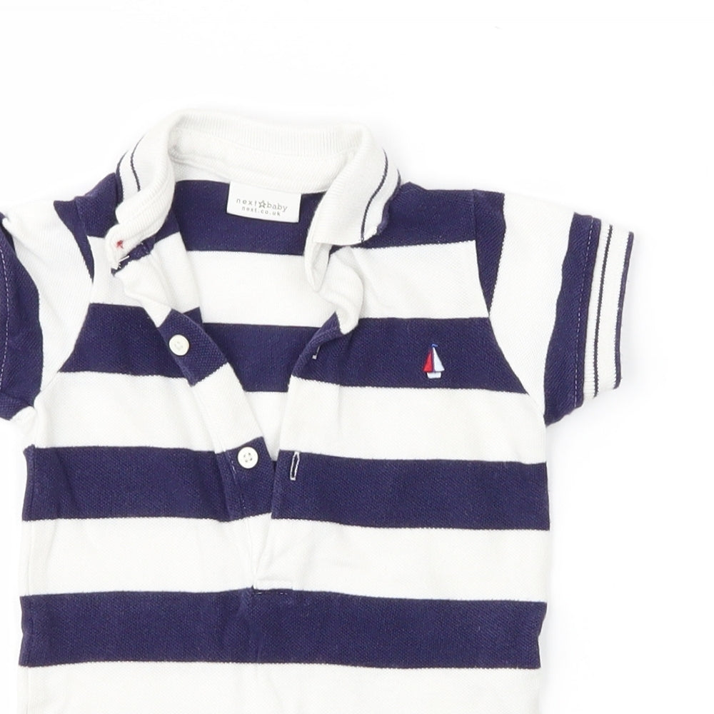 NEXT Baby Multicoloured Striped  Basic Polo Size 3-6 Months