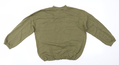NEXT Girls Green   Pullover Jumper Size 12 Years