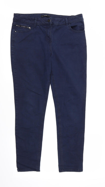 George Womens Blue   Chino Trousers  L30 in