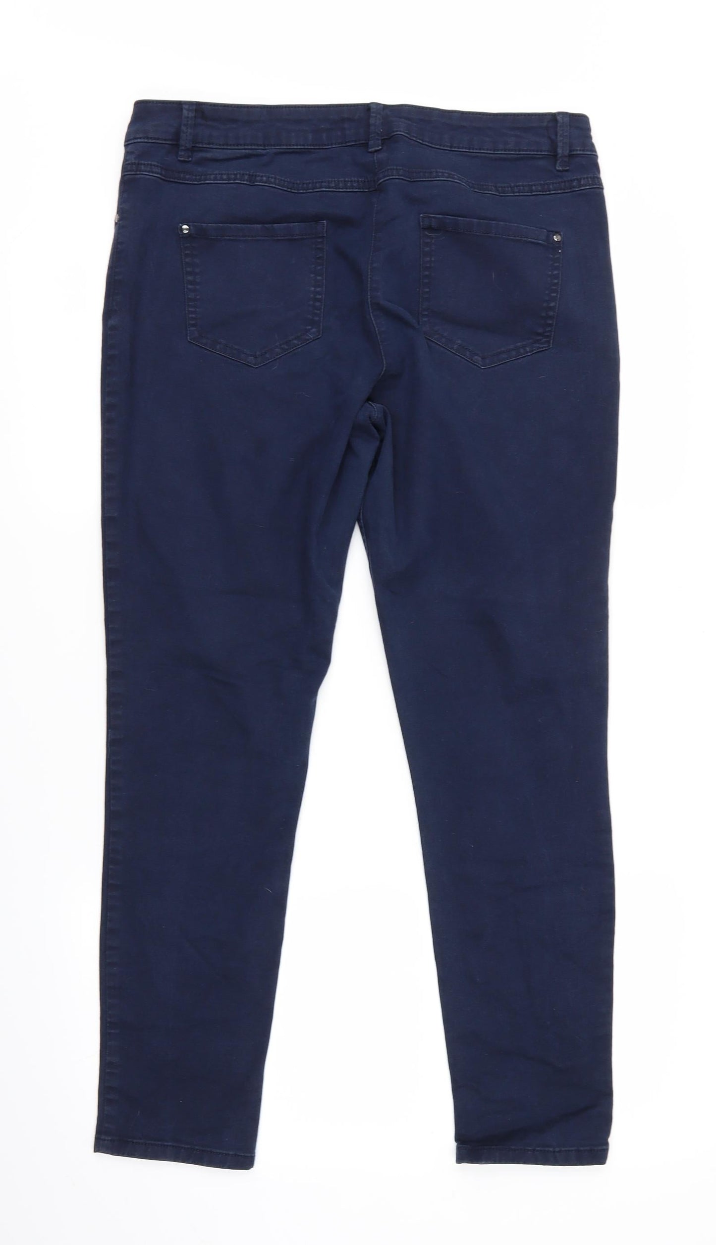 George Womens Blue   Chino Trousers  L30 in