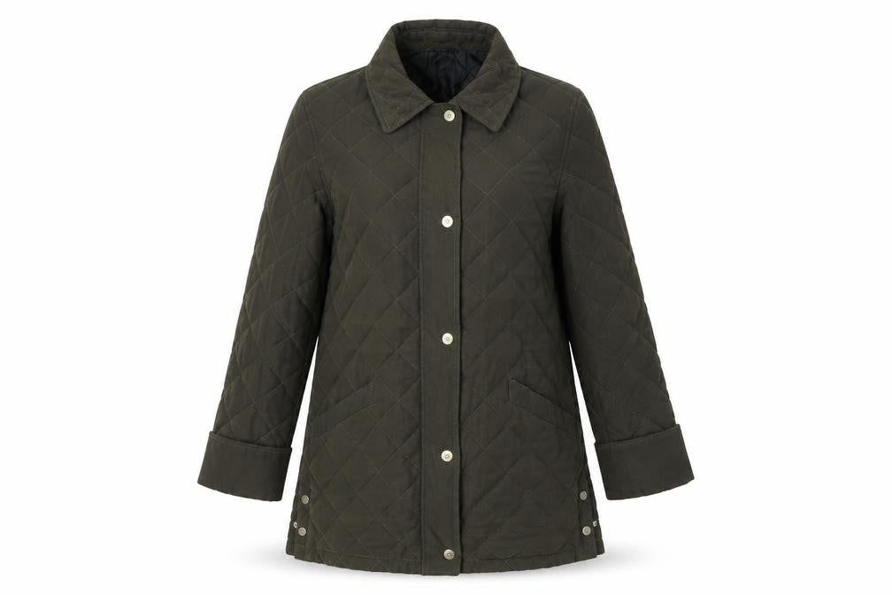 Womens UK Size 10 Marks & Spencer Green Overcoat