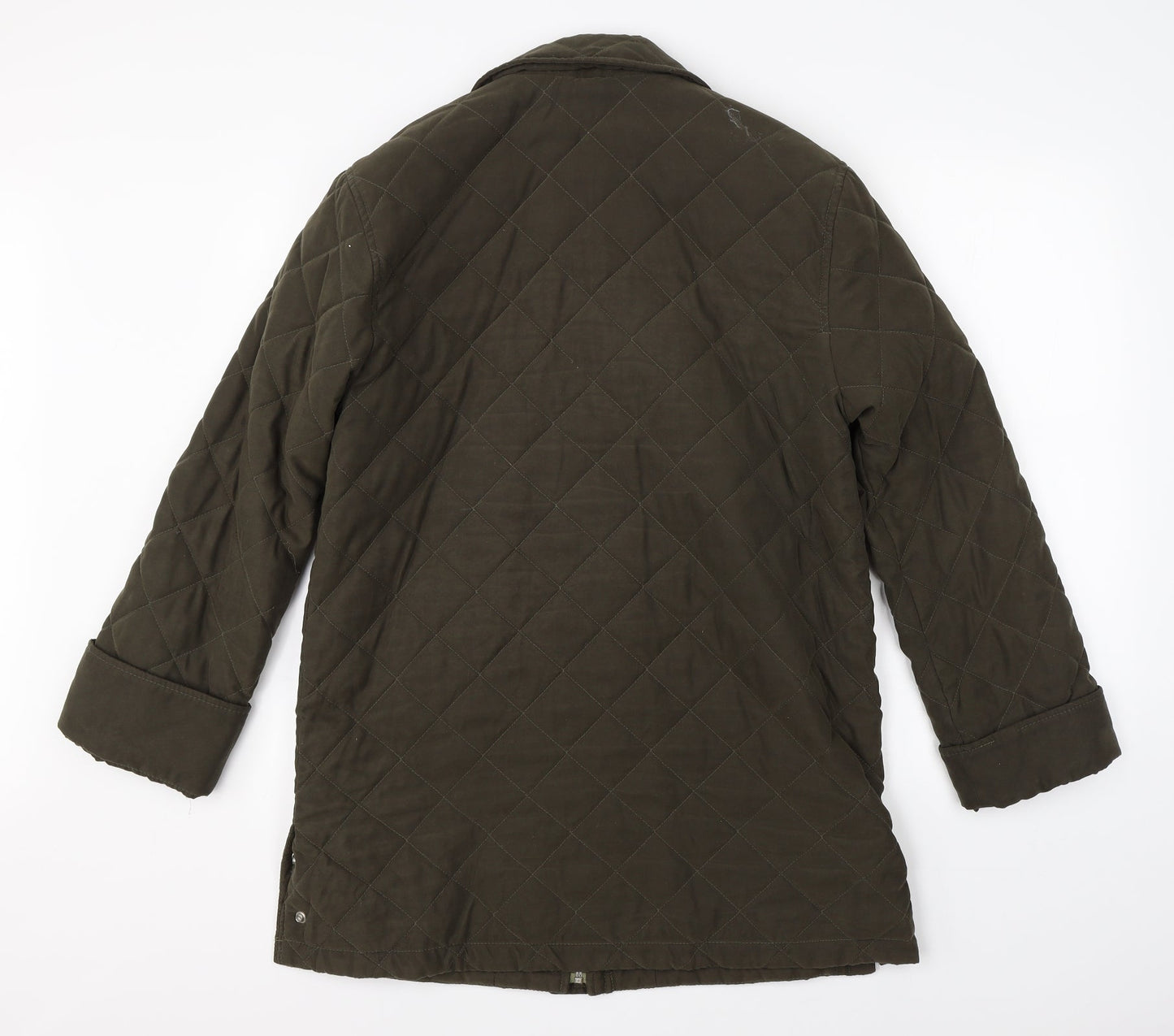 Marks & Spencer Womens Green   Overcoat Coat Size 10