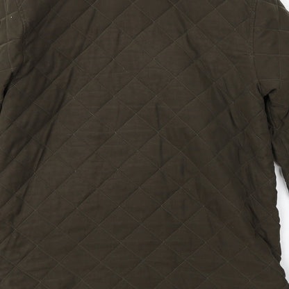 Marks & Spencer Womens Green   Overcoat Coat Size 10