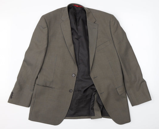 Mens UK Size 42 Burton Regular Grey Suit Jacket