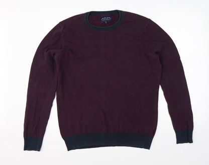 Criminal Mens Purple   Pullover Jumper Size L