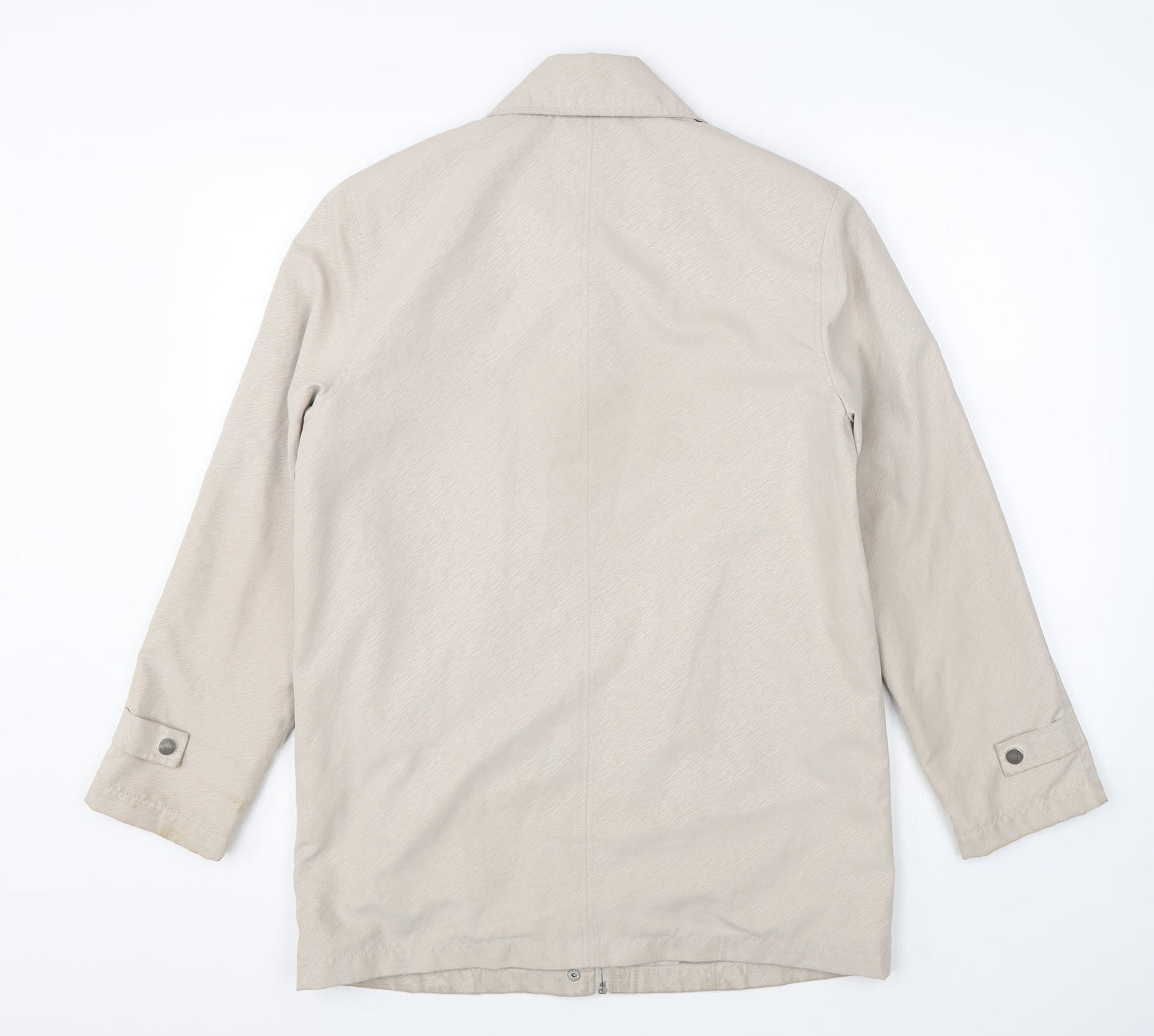 Womens UK Size 10 Preworn Beige Overcoat